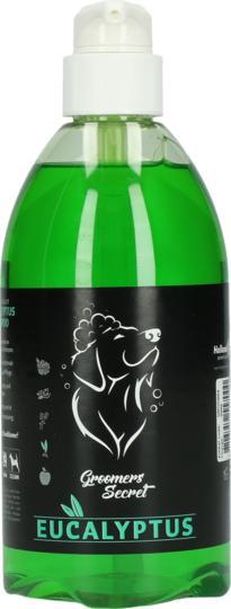 Groomers - Eucalyptus Dierenshampo - Geschikt voor honden - Heerlijke geur - Verzorgd de huid en reinigd de vacht - 500ML