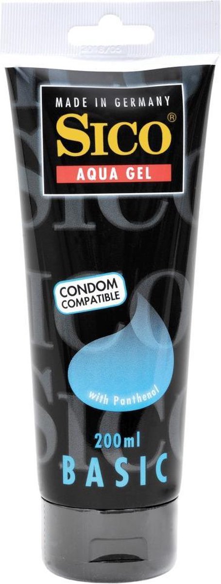 SICO Glijmiddel Aqua Gel Basic 200 ml Transparant