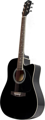 Fazley W50CBK akoestische western gitaar zwart