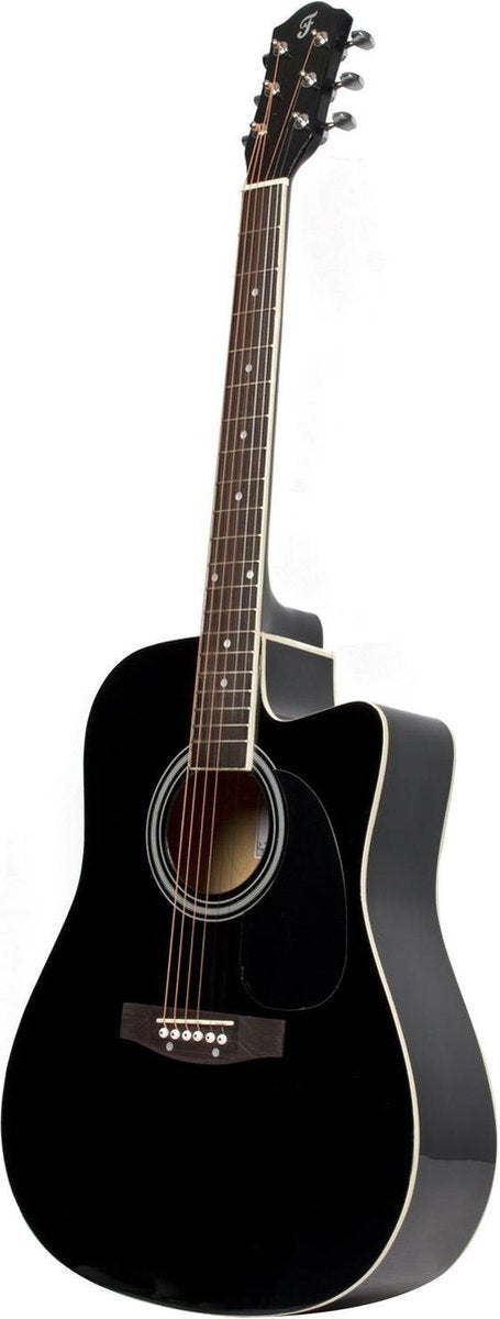 Fazley W50CBK akoestische western gitaar zwart