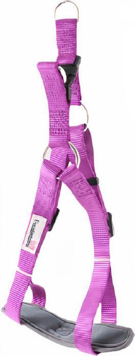 Doodlebone Hondenharnas Bold Comfort 70 - 80 Cm Nylon Paars