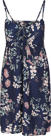 Cassis - Jurk met bloemenprint - Marineblauw
