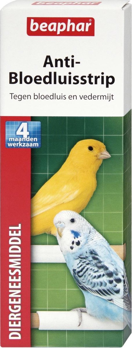 Beaphar Anti Bloedluisstrip voor Vogels 2 stuks