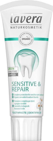Lavera Tandpasta/toothpaste sensitive & repair 75 ml