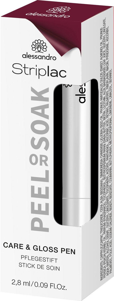 Alessandro Striplac Peel or Soak Care & Gloss Pen Nagelriemverzorging 1 st.