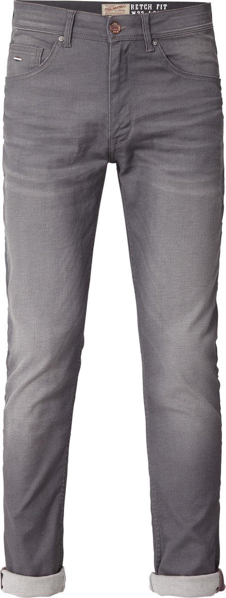 Petrol Industries - Heren Seaham coated Jeans - Blauw - Maat 31
