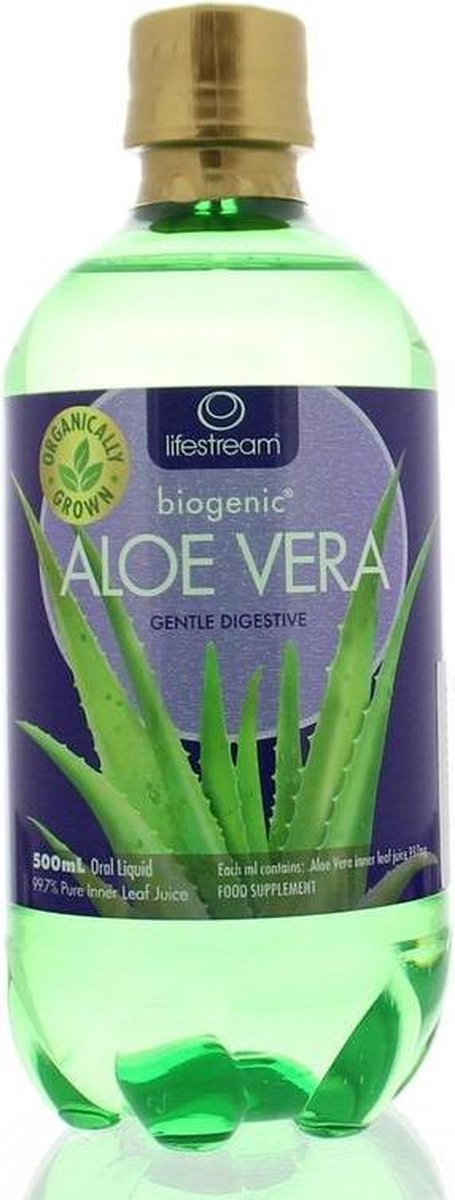 Lifestream Biogenic Aloë Vera Sap – Organically Grown - 99.7% Puur