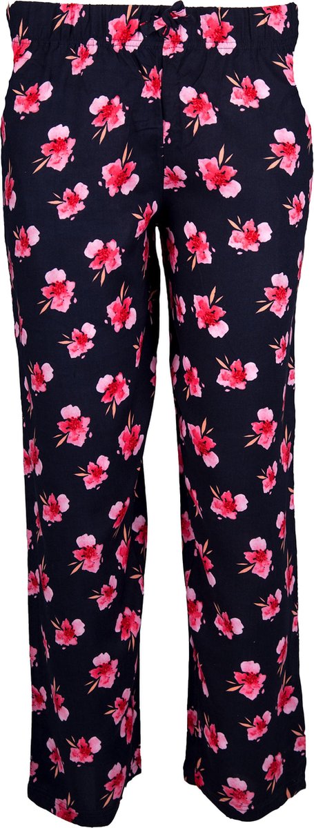 Amantes Zomerbroek Dames Navy Flower Medium