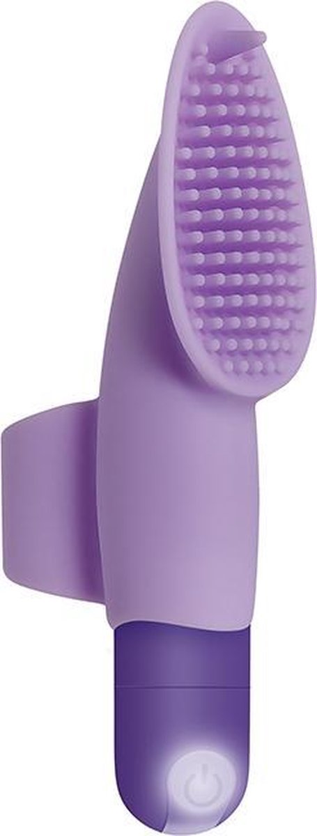 Oplaadbare vingervibrator met nopjes