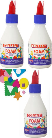 3x FoamLijm - Collall - Totaal 300ml - Voor het lijmen van foam.
