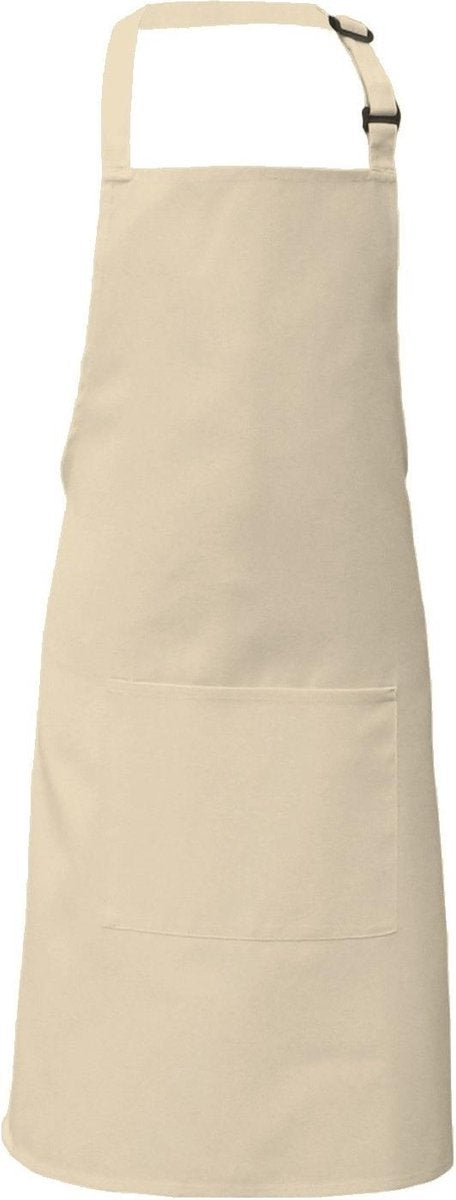 Mijncadeautje  - Luxe Multifunctionele Keukenschort - Barbecue schort - kleur Natural