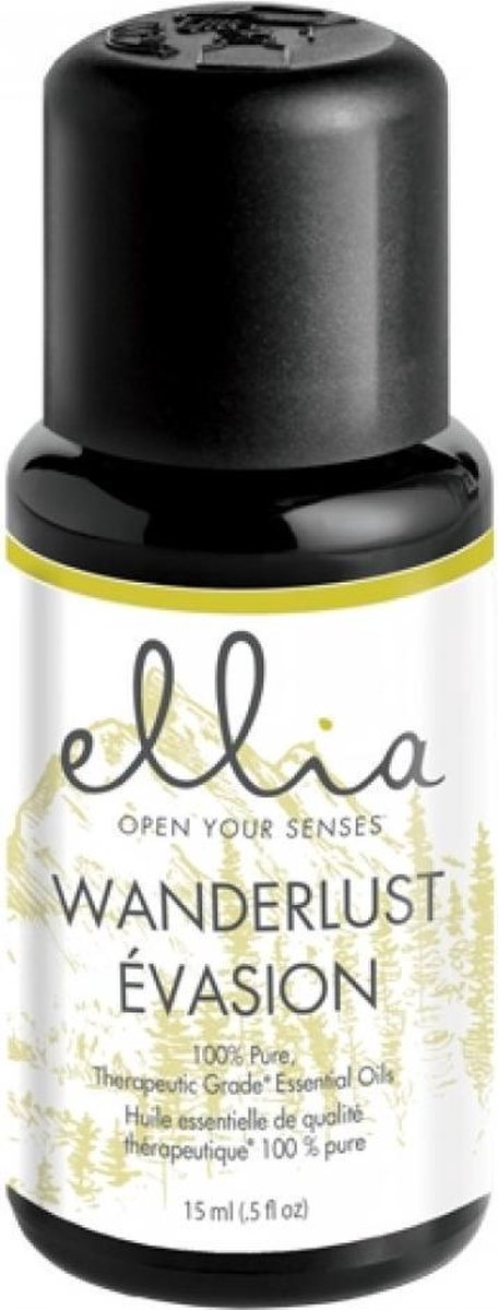 HoMedics Ellia Wanderlust 100% Pure Essential Oil - Essentiële Olie voor Aromatherapie - Aroma Olie – Wanderlust olie 3 x 15ML
