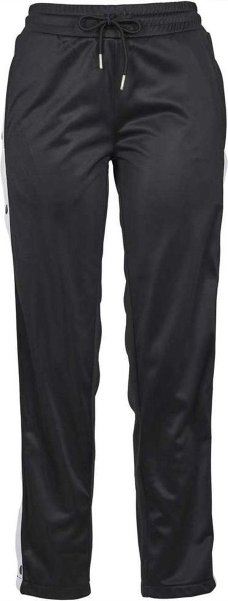 Urban Classics Trainingsbroek -2XL- Button Up Zwart/Wit