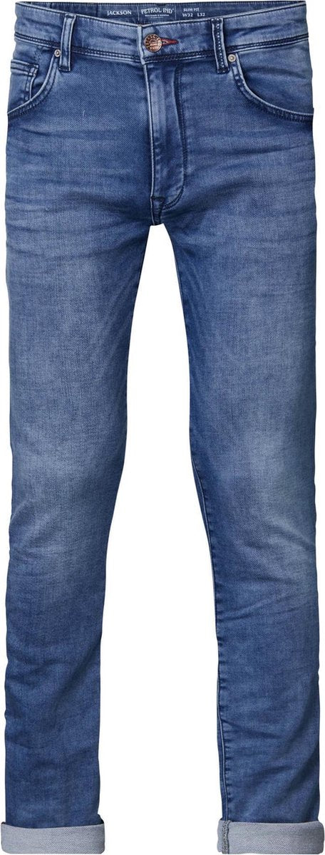 Petrol Industries - Heren Jackson Jogg jeans  - Blauw - Maat 28