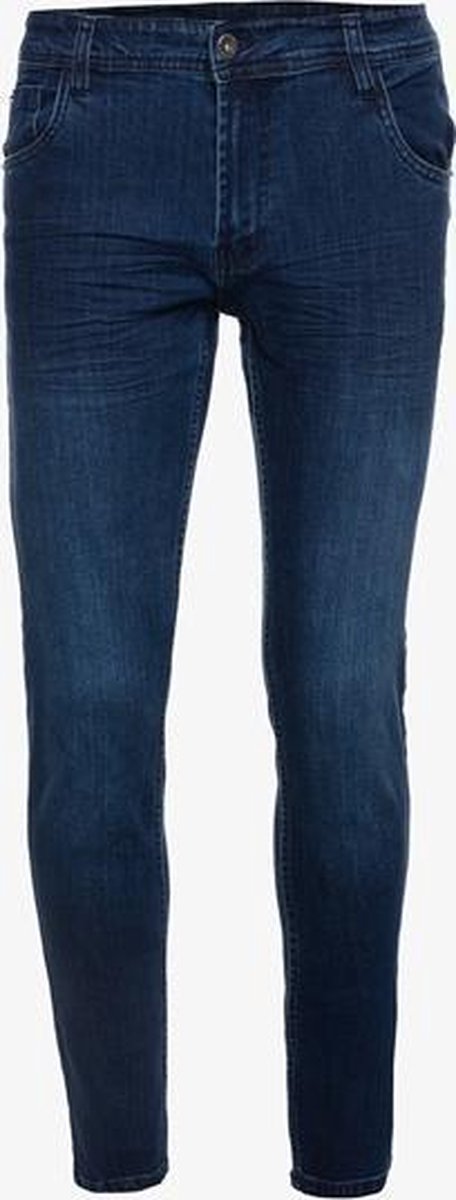 Unsigned comfort stretch fit heren jeans lengte 32 - Blauw - Maat 36/32