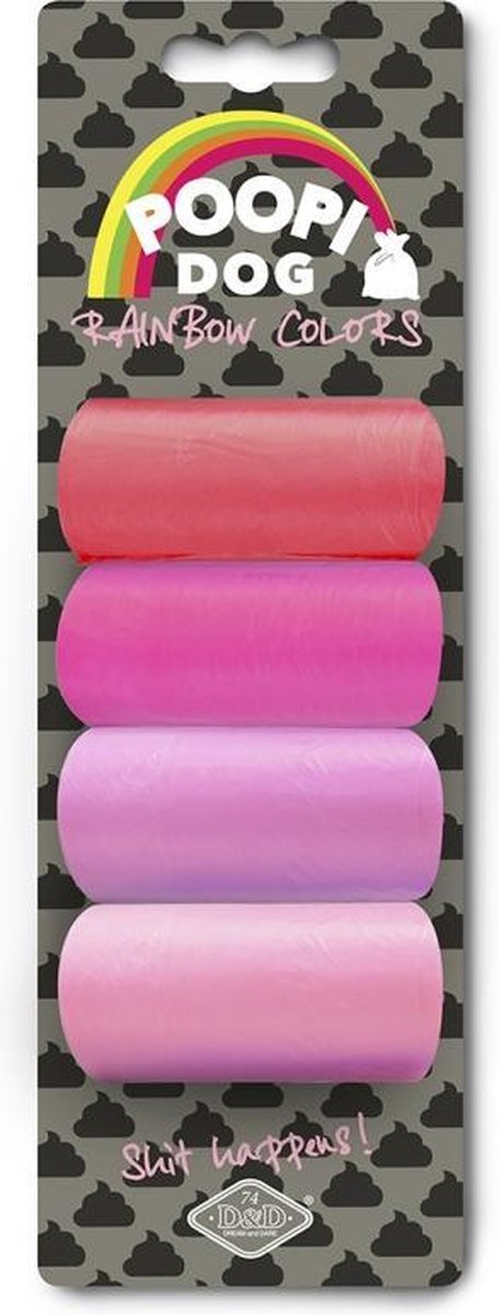 D&D Poopidog en routerainbow color 2 4ROL met 15ZAK