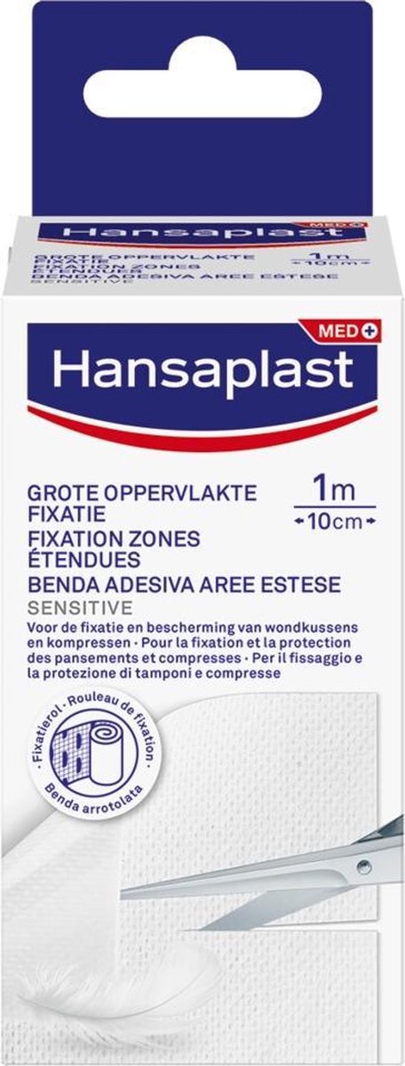 Hansaplast Grote Oppervlakte Fixatie 1m x 10 cm
