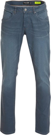 Cars Jeans HENLOW Regular Fit Coated Grey Blue Heren Jeans - Maat W36 X L34