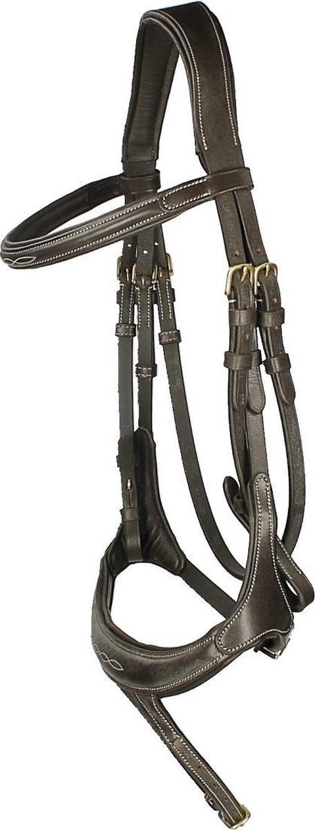 Horsegear Hoofdstel  Nexus - Brown-gold - full