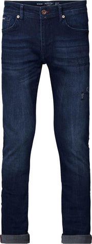 Petrol Industries - Heren Seaham Ripped and Repear - Donker blauw - Maat 32