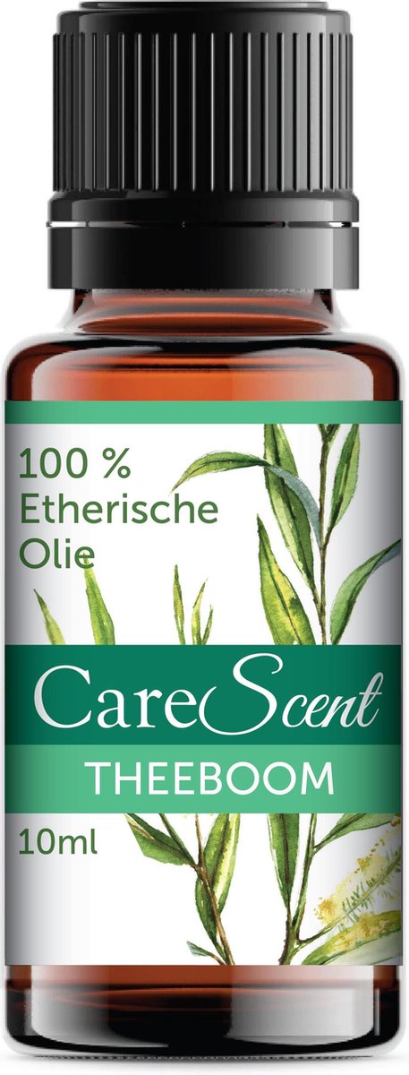CareScent Tea Tree Etherische Olie | Essentiële Olie voor Aromatherapie| Theeboomolie | Geurolie | Theeboom Olie | Aroma Diffuser Olie | Tea Tree Olie - 10ml
