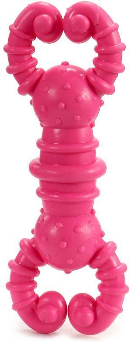 Mascow Hondenbot Knot 12 X 4 X 2 Cm Rubber Roze