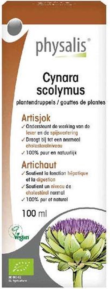 Physalis Plantendruppels Cynara Scolymus Vloeibaar 100ml