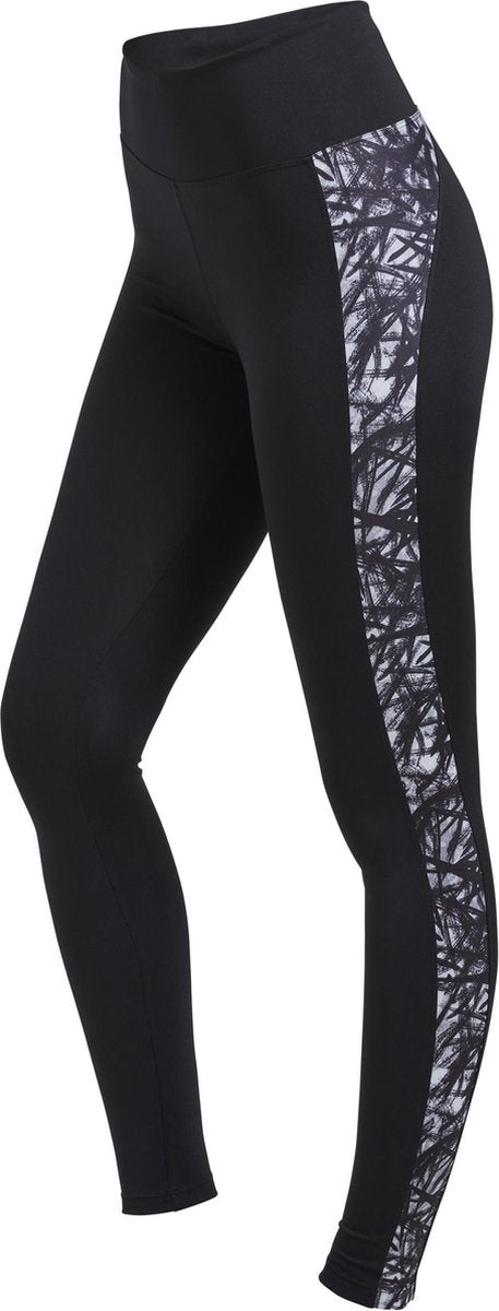 Röhnisch Sportlegging Flattering Block Dames Sketch Zwart/grijs Maat 3xl