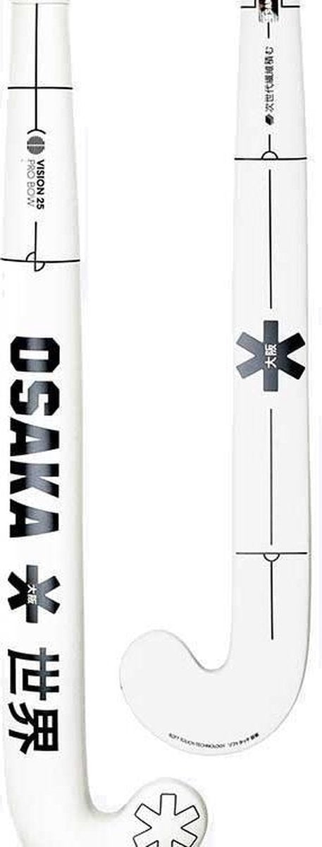 Osaka Vision 25 Pro Bow Hockeystick Wit