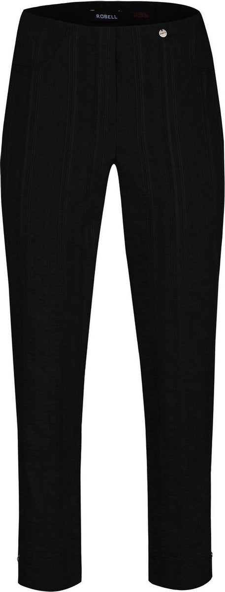 Robell - Bella 09 - 7/8 Structuur Streep - Zwart - EU38