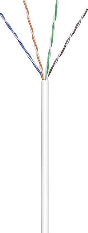 Goobay CAT 6 U/UTP 100m 100m Cat6 U/UTP (UTP) Wit netwerkkabel