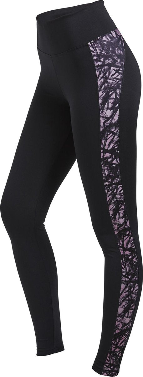 Röhnisch Sportlegging Flattering Block Dames Sketch Zwart/roze Maat Xs
