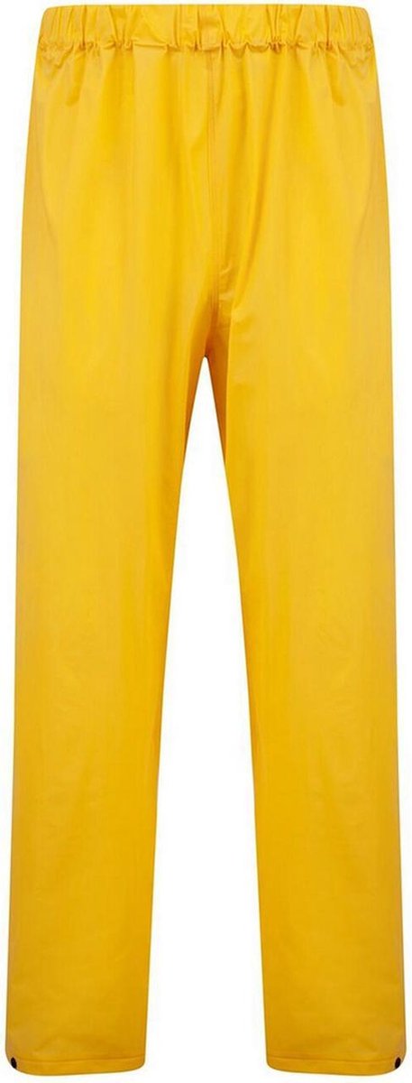 Splashmacs Waterdichte regenbroek voor volwassenen van Unisex (Geel) XXS/XS