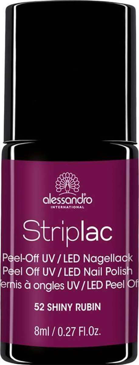 Alessandro Striplac - 52 Shiny Rubin - Paars - Gel nagellak