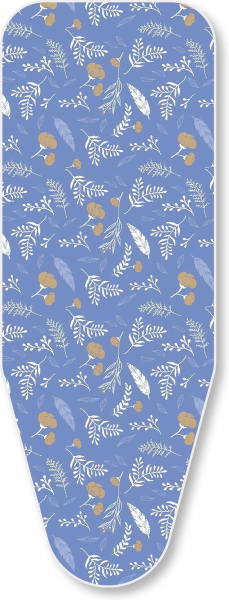 Strijkplankovertrek 3 Laags - S/M - Blauw Gebloemd