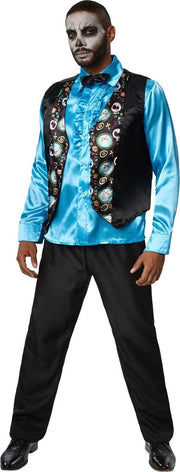dressforfun - Griezelige cavalier M  - verkleedkleding kostuum halloween verkleden feestkleding carnavalskleding carnaval feestkledij partykleding - 302026