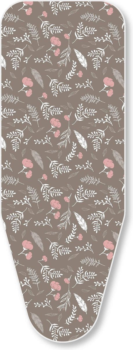 Strijkplankovertrek 3 Laags - S/M - Taupe Gebloemd
