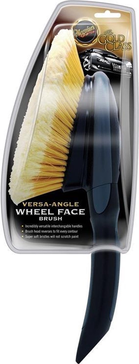 Meguiars X1025 Versa-Angle Wheel Face Brush  Short Handle