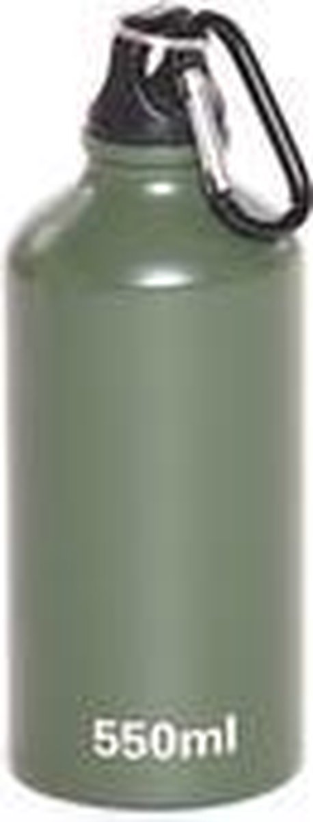 Aluminium drinkfles groen 550ml
