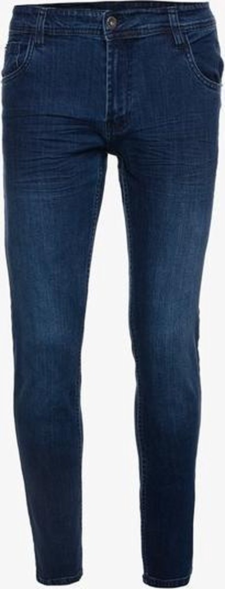Unsigned comfort stretch fit heren jeans lengte 32 - Blauw - Maat 30/32