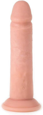 Virgite Vibrerende Dildo met afstandsbediening 21 x 6 cm - lichte huidskleur