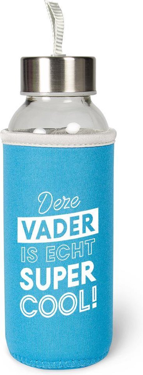 Vader  Waterfles Glas