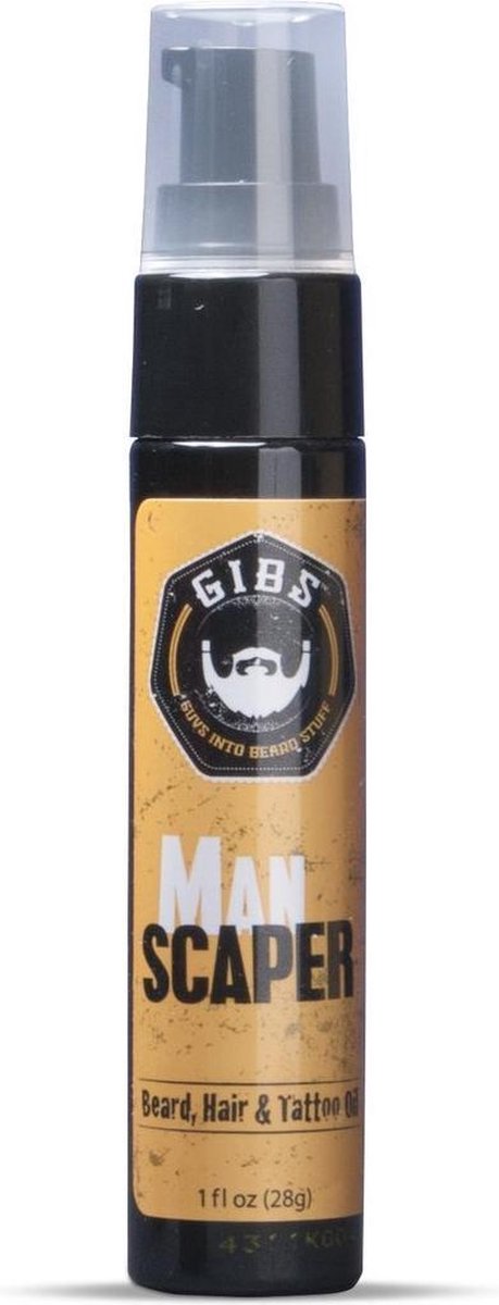 GIBS Baardolie Haarolie Tattooolie Man scaper