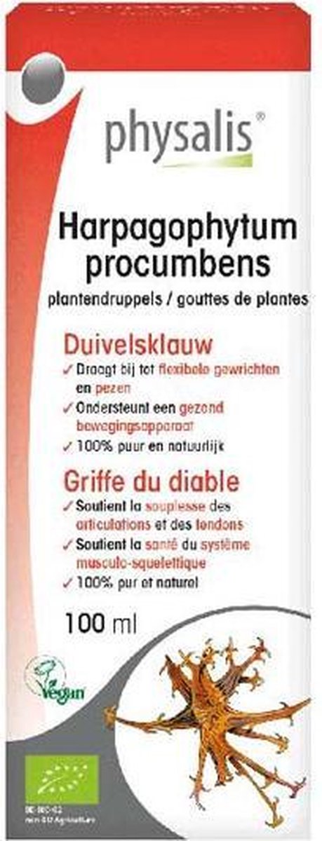 Physalis Plantendruppels Harpagophytum Procumbens Vloeibaar 100ml
