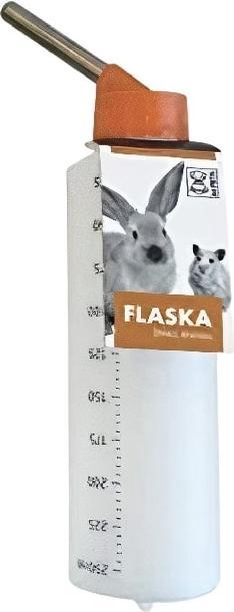 M-pets Kooifles Flaska Knaagdier 250 Ml Rvs Oranje