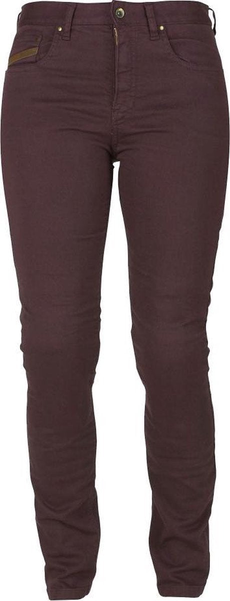 Furygan Paola Wine Red Motorcycle Jeans 40