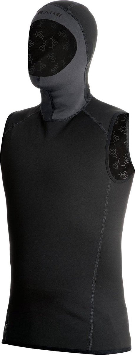 Bare ExoWear - Hooded Vest - Volwassenen - Zwart - M
