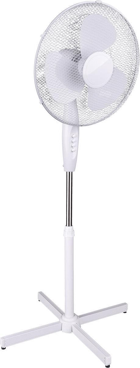 Ventilator - Trion Birgo - Statiefventilator - Staand - Rond - Mat Wit - Kunststof - BES LED