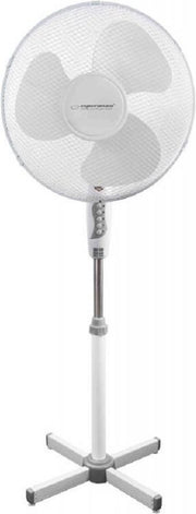 Staande Ventilator Met Bescherming - Statiefventilator 40cm - Wit