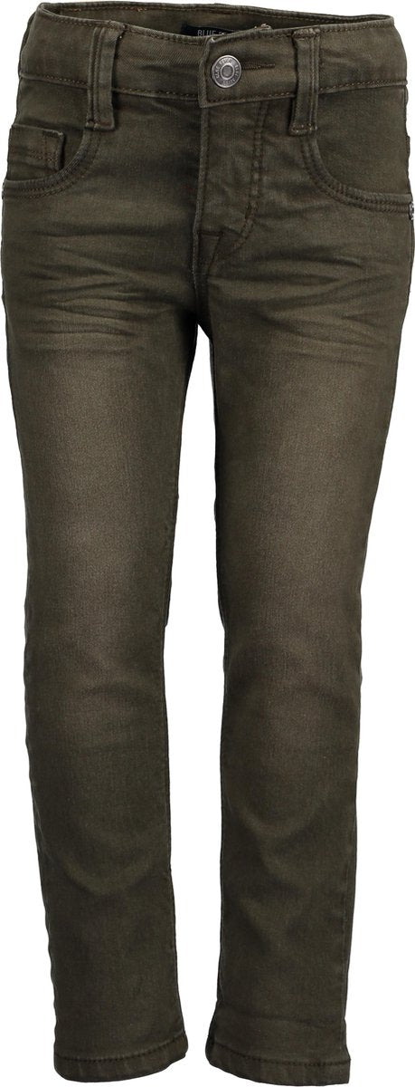 Blue Seven Jongens Jog jeans - groen - Maat 98